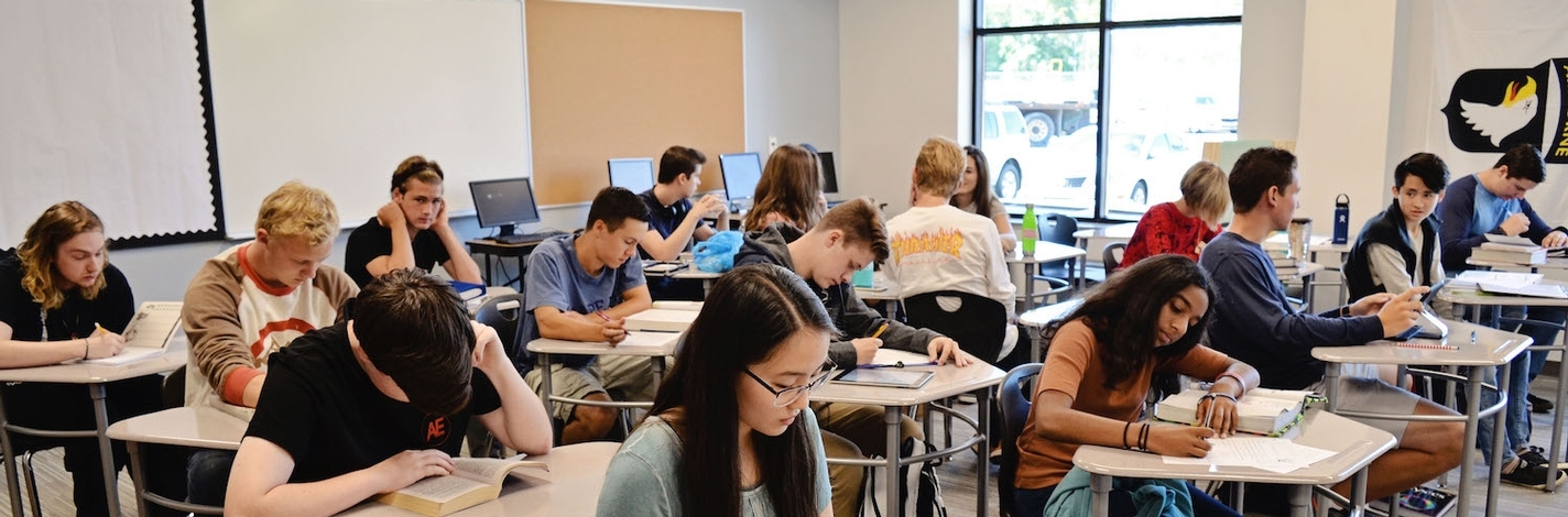 Intermediate students in classroom